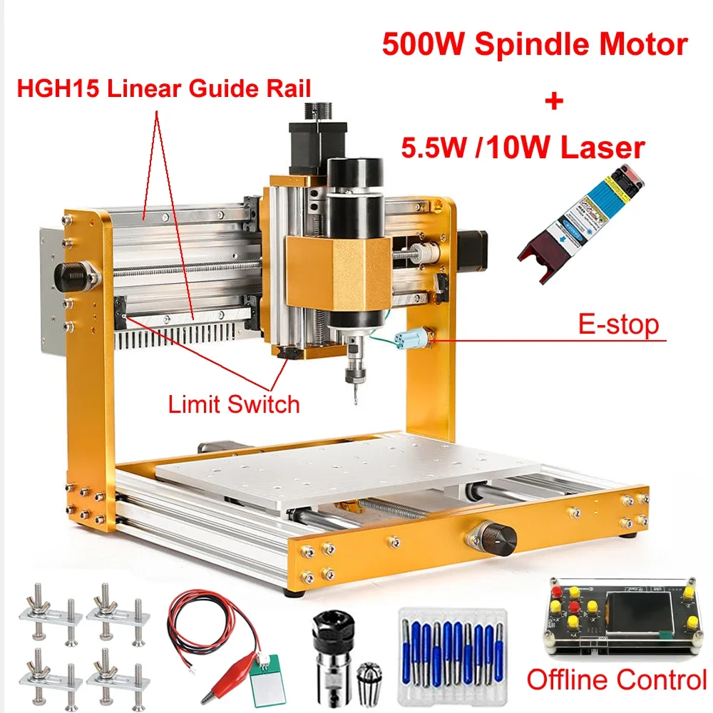 Mini Laser Engraver Cnc Router - Mini routeur CNC 3018 Plus avec