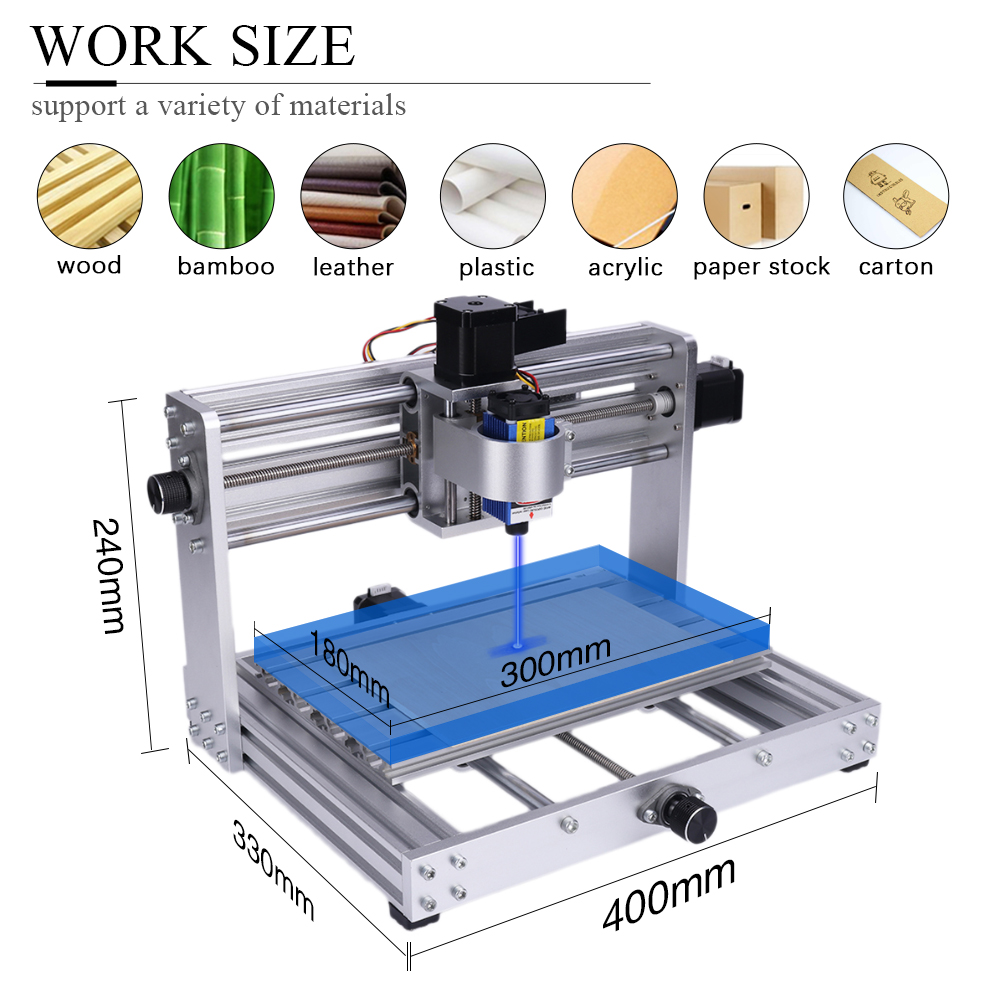CNC 3018 Max Machine de gravur - Mini Laser Engraver Cnc Router avis et prix