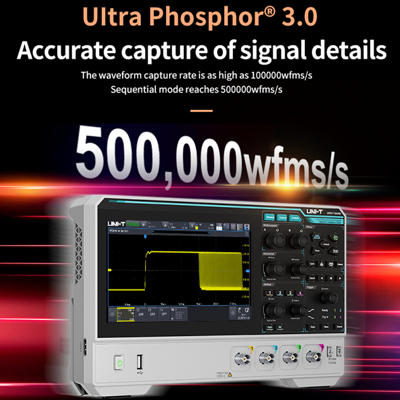 Oscilloscope UNI-T UPO1154HD U - Signal Generator Spectrum Analyzer avis et prix