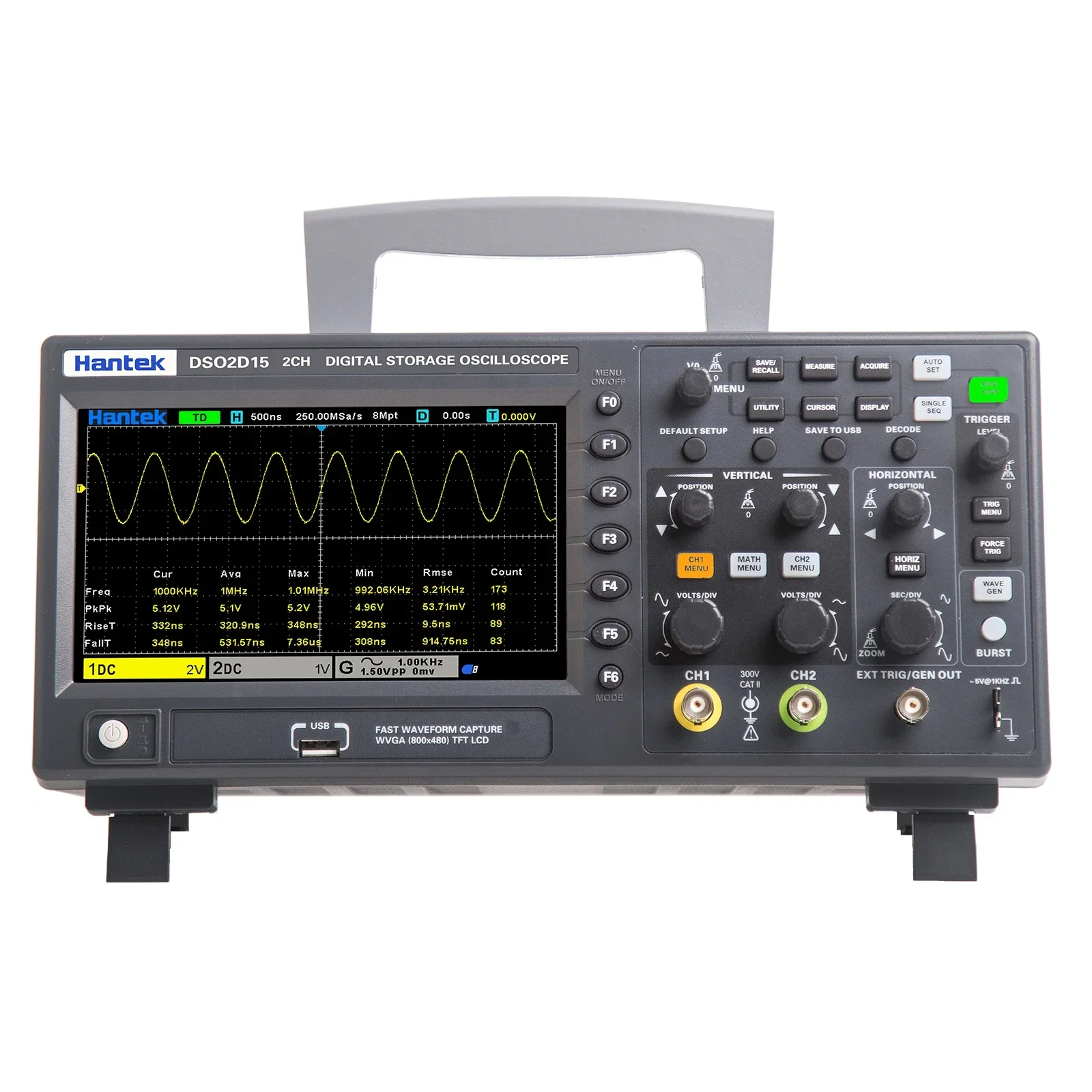 Oscilloscope numérique à doubl - Digital Storage Oscilloscope 100Mhz avis et prix