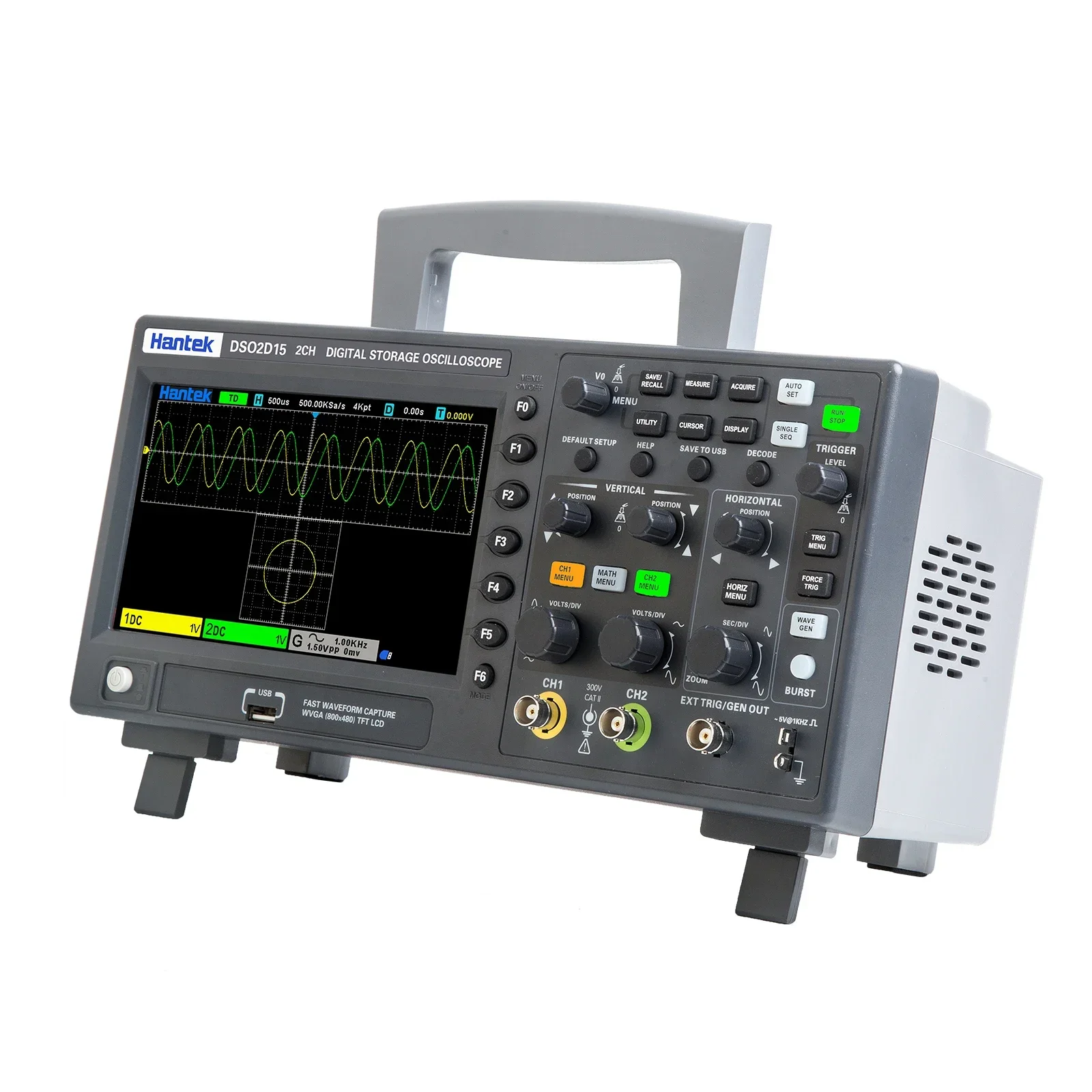 Oscilloscope numérique à doubl - Digital Storage Oscilloscope 100Mhz avis et prix
